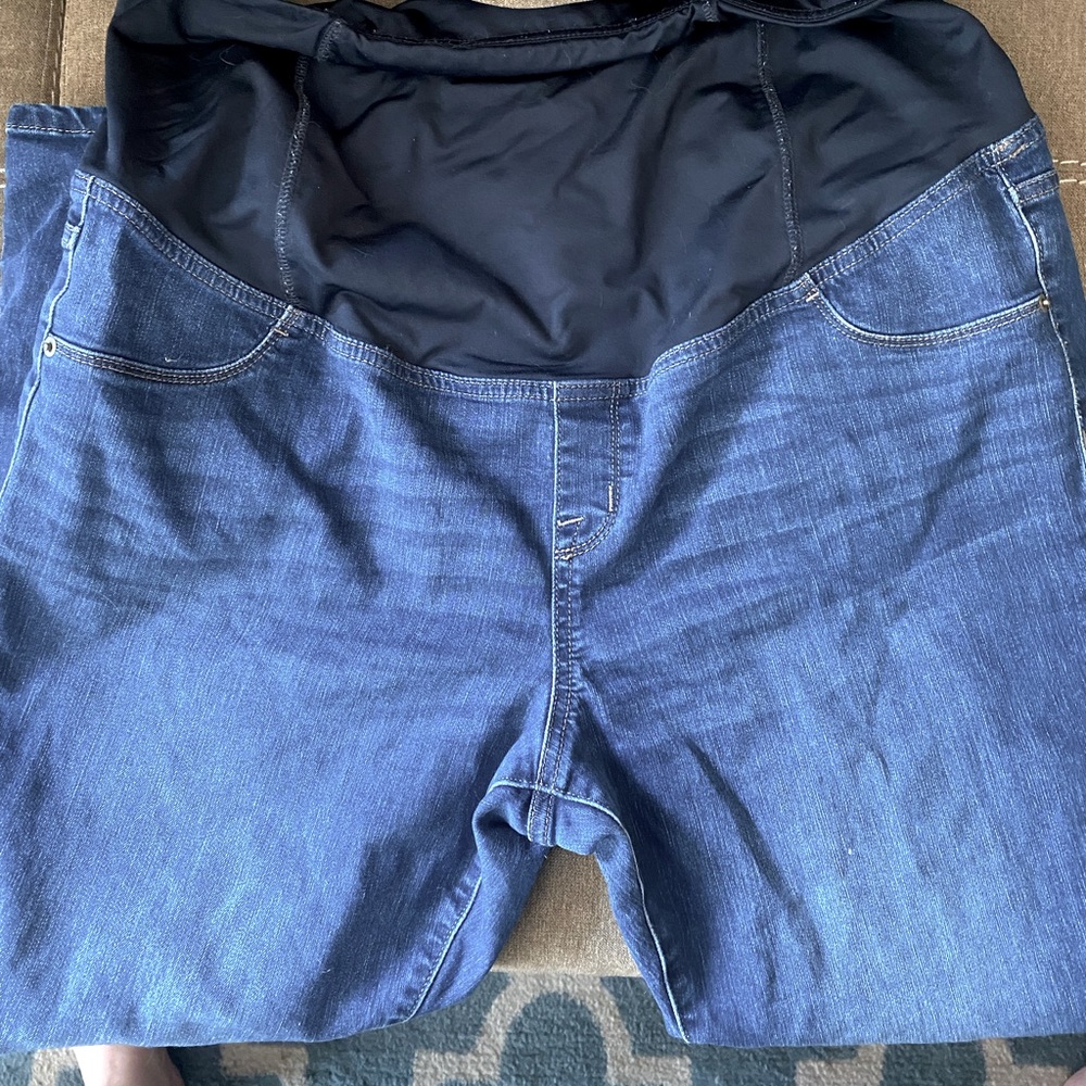 Isabel Maternity Elastic Band Skinny Jeans